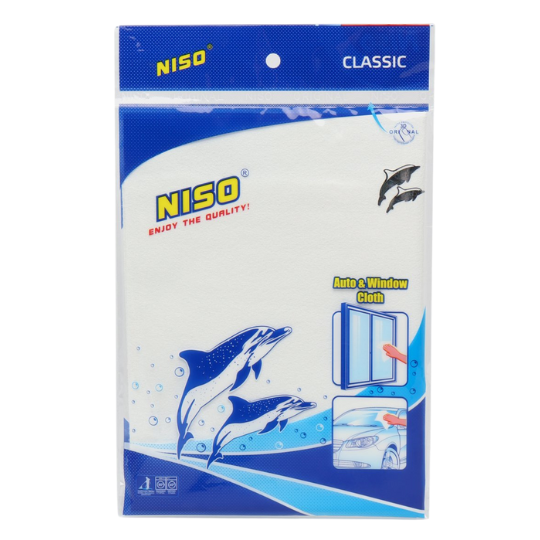 NISO Classic sun'iy charm (koja) latta, avtomobil va oynalar uchun, 35x50 sm, 1 dona — Salfetka va lattalar