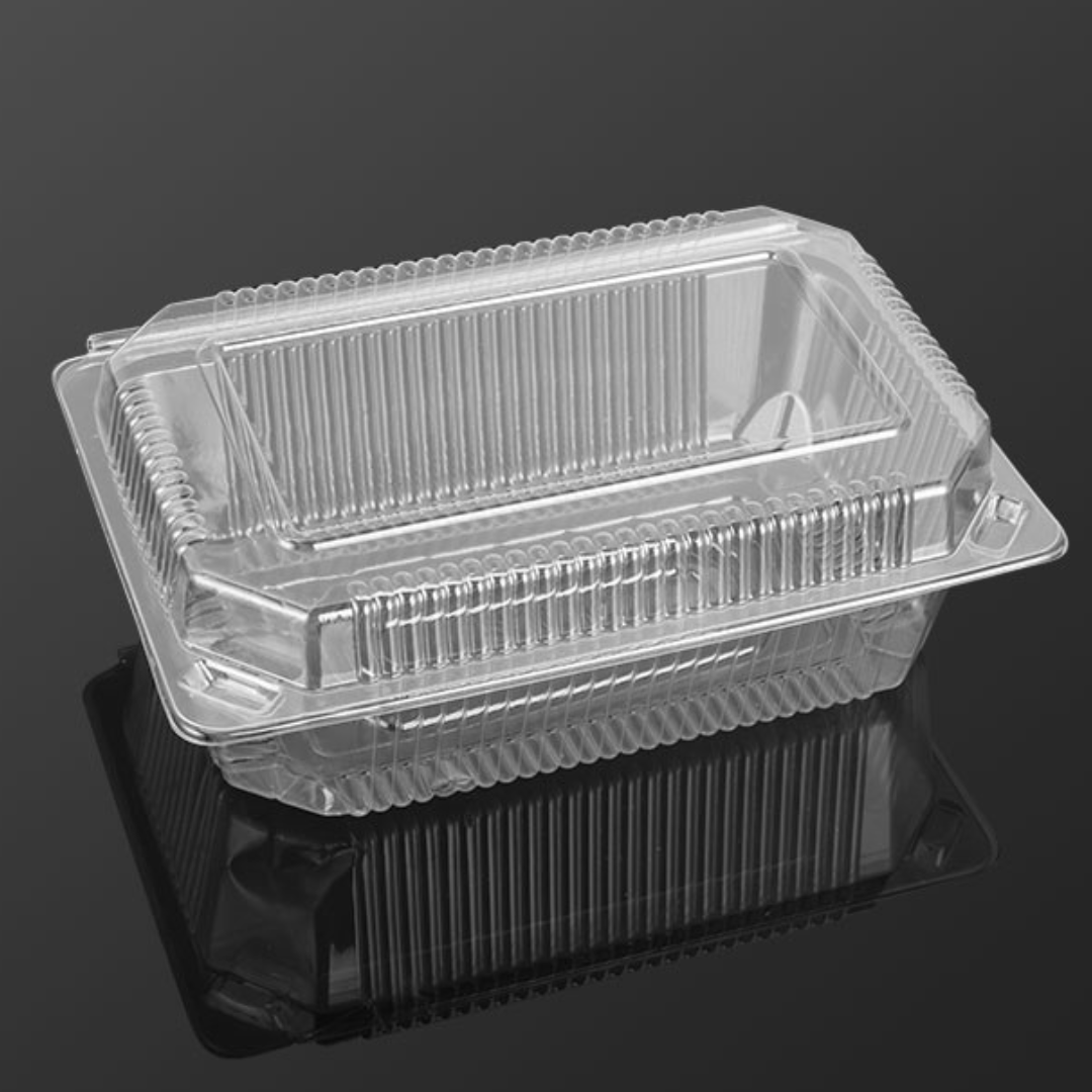 Shaffof oziq-ovqat konteyneri (PET), 1 kg sig'im, 600 dona - Optom narxda — Plastik konteynerlar