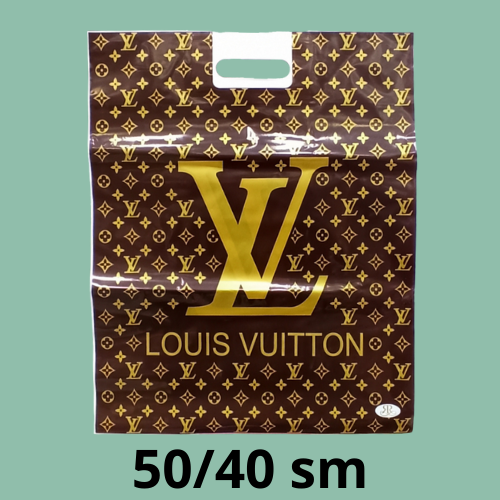 Polietilen paket Louis Vuitton 50/40 sm (50 dona/o'ram) — Sovg'a paketlari