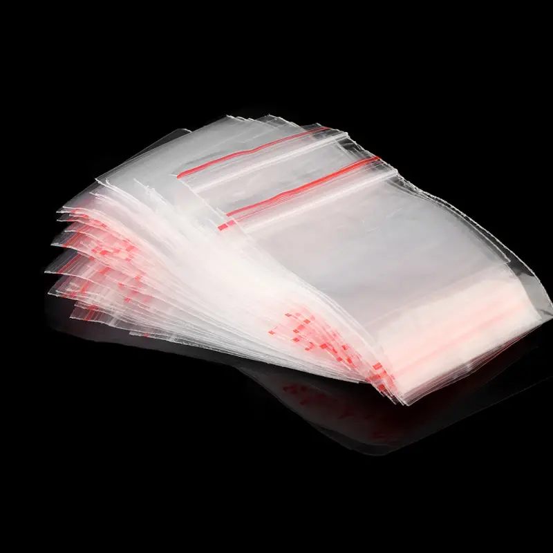 Ziplock paketlar, 5x7 sm, 200 dona - Mayda buyumlar uchun — 2