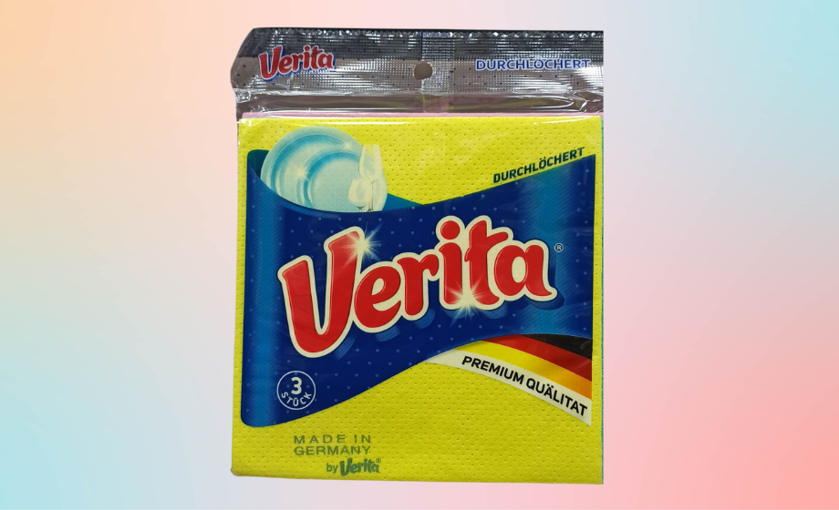 Verita nemis sifatidagi universal tozalash lattalari, 3 xil rangda — Paketlar