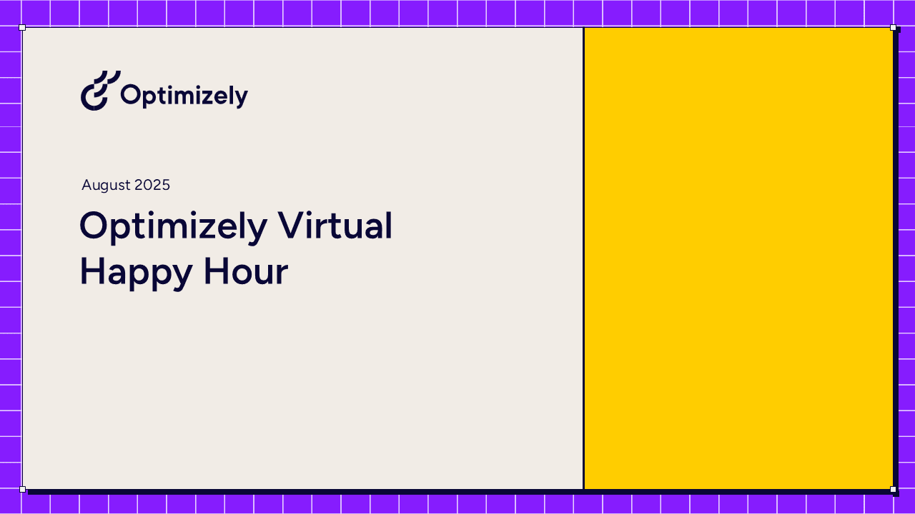 Optimizely Virtual Happy Hour