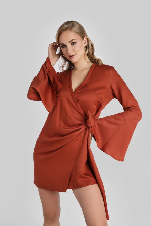 Clay dress - copper