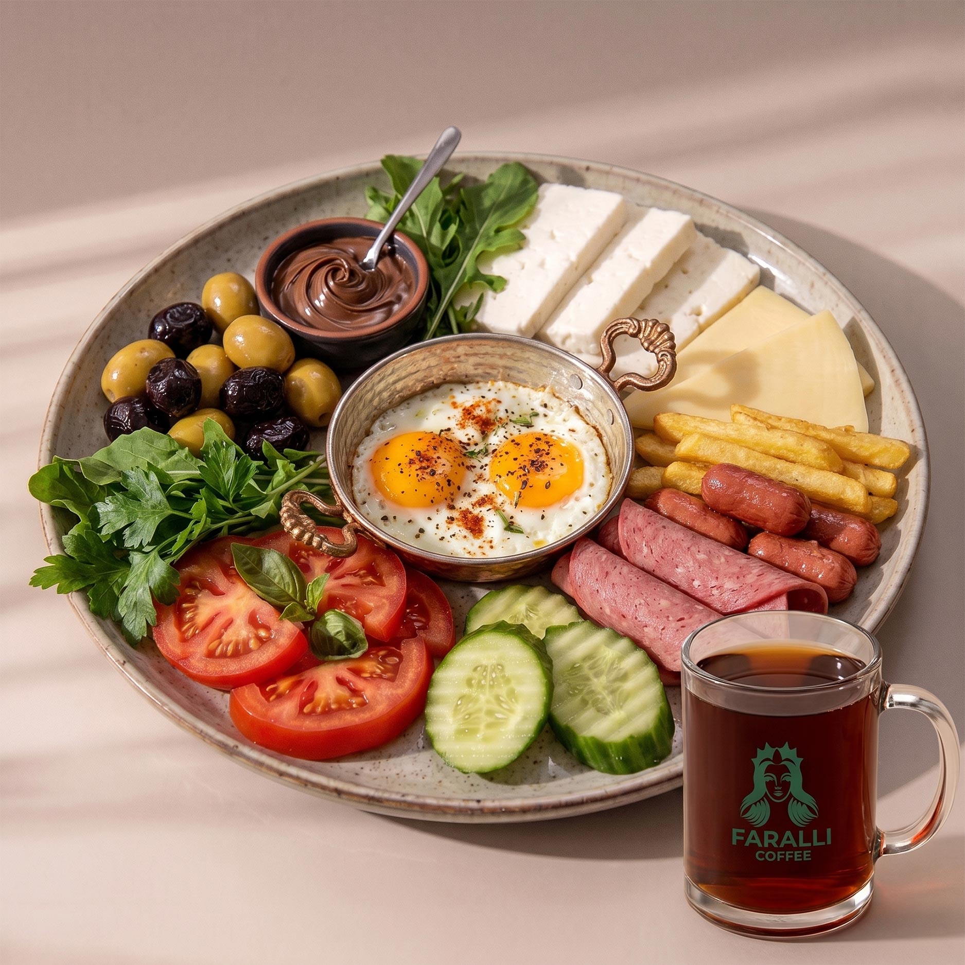 Serpme Kahvaltı Tabağı