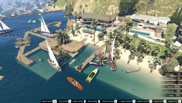 GTA 5 - Party sul lago a casa di Franklin | <alebal web Blog>