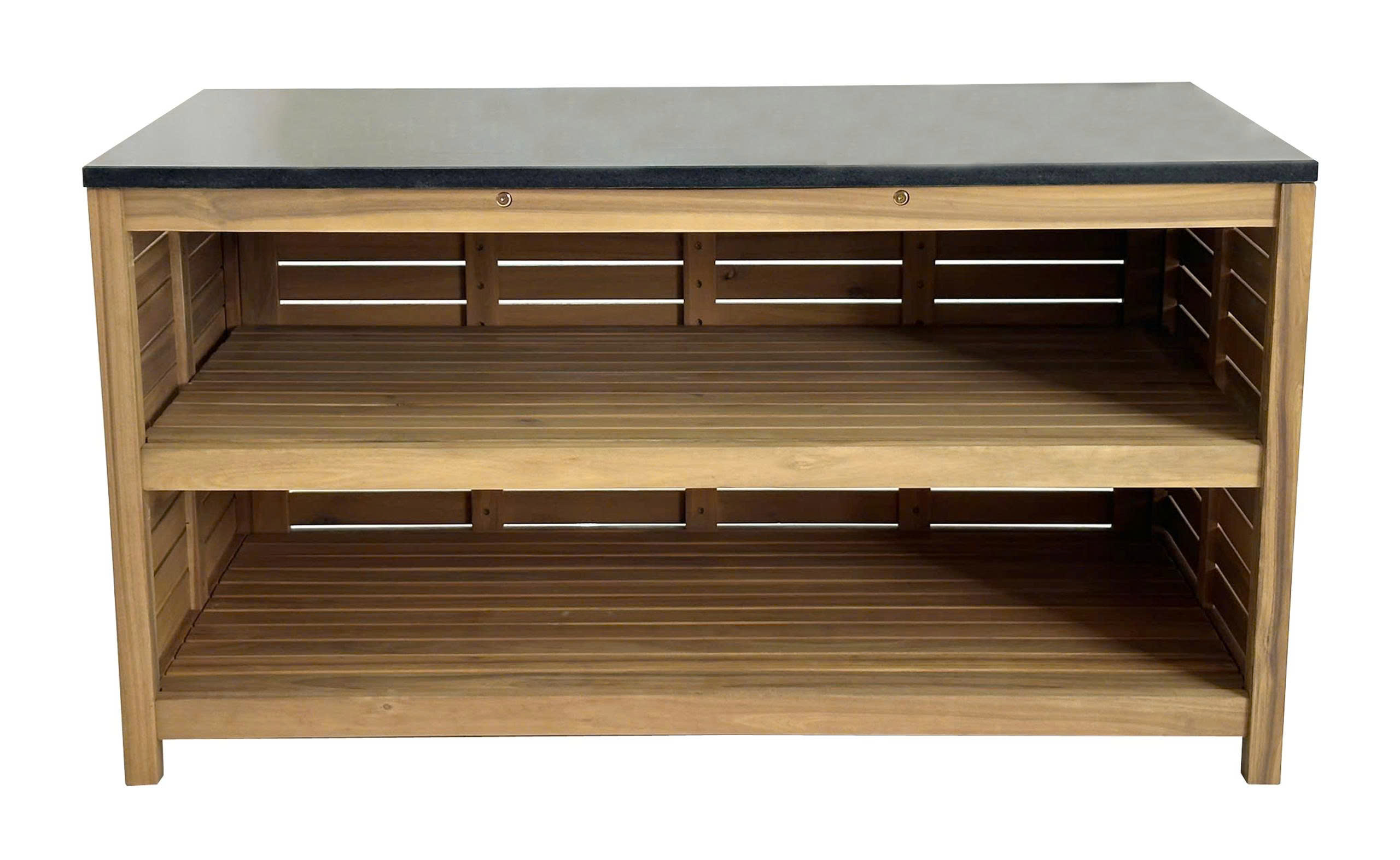 2-Shelf Kitchen Cabinet with Granite Top - Image 2