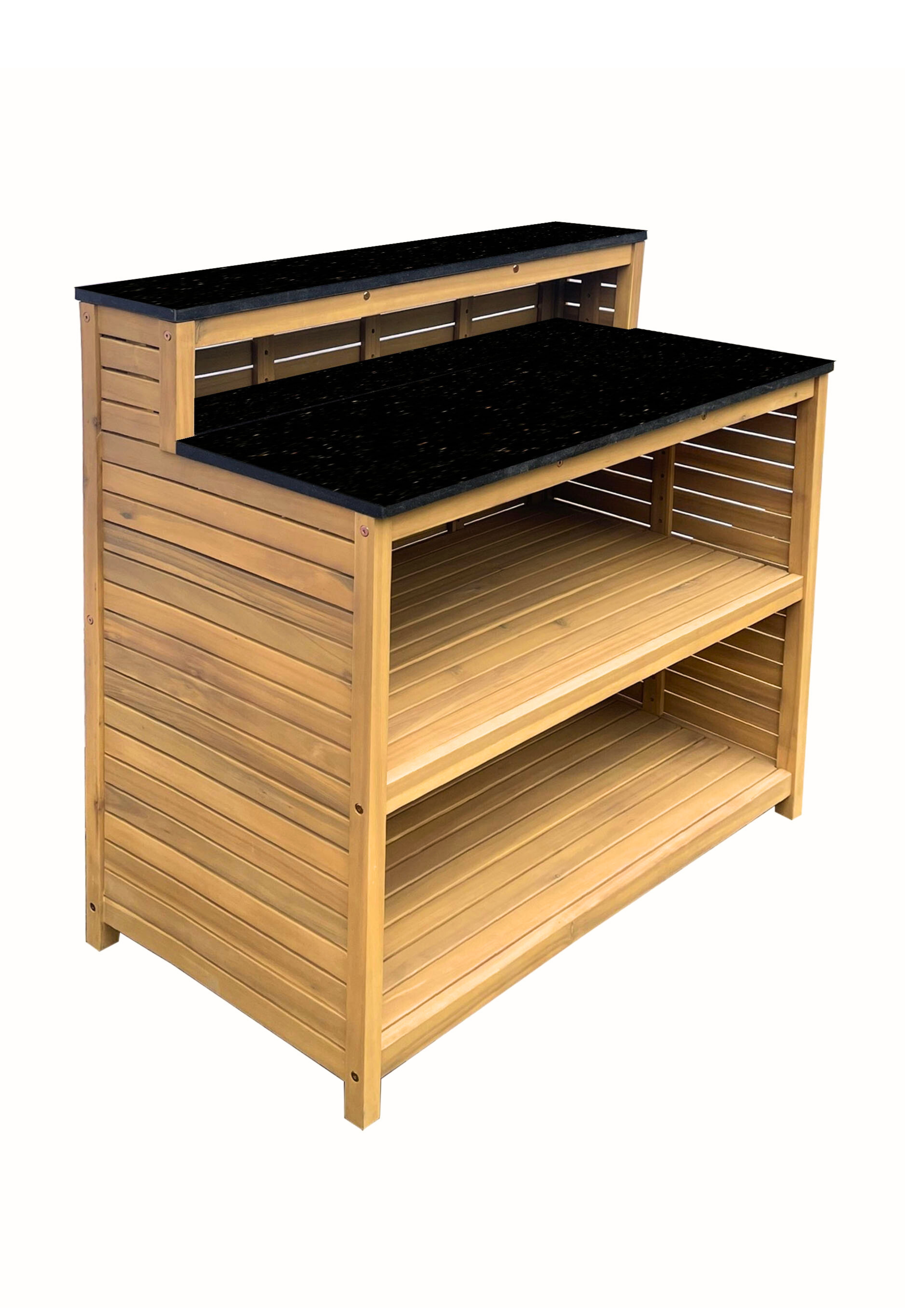 Kitchen BBQ with Granite Top