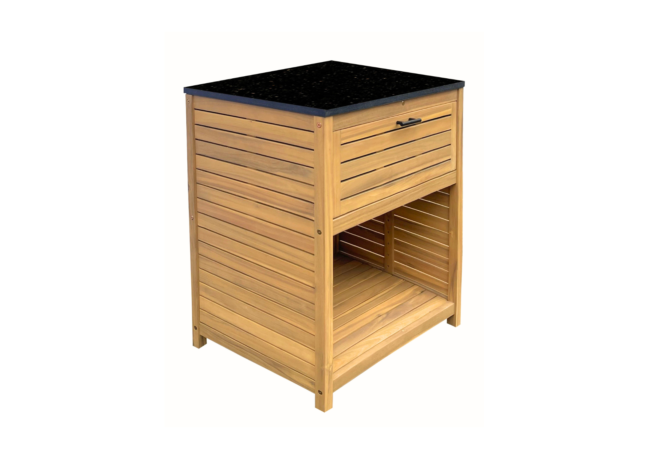 Kitchen Cabinet 1 Drawer with Granite Top