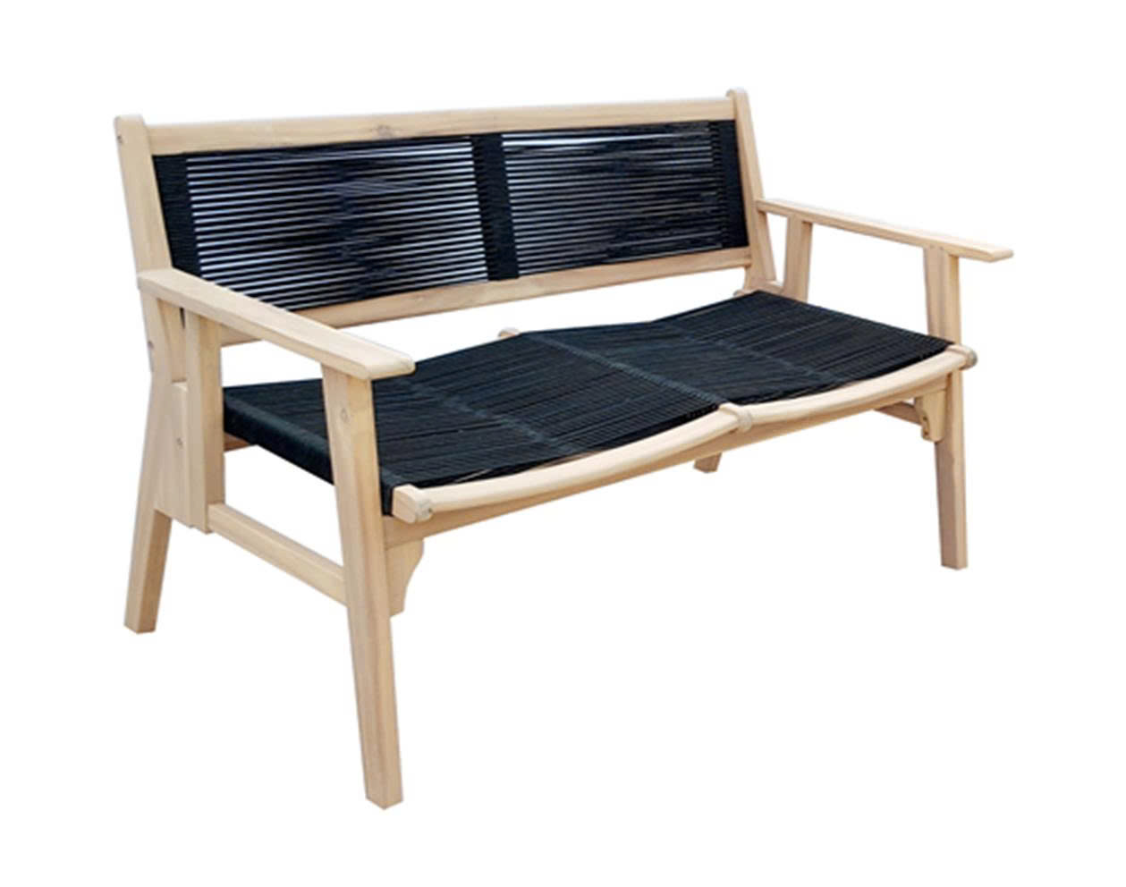 FOLDING BENCH BLACK ROPE