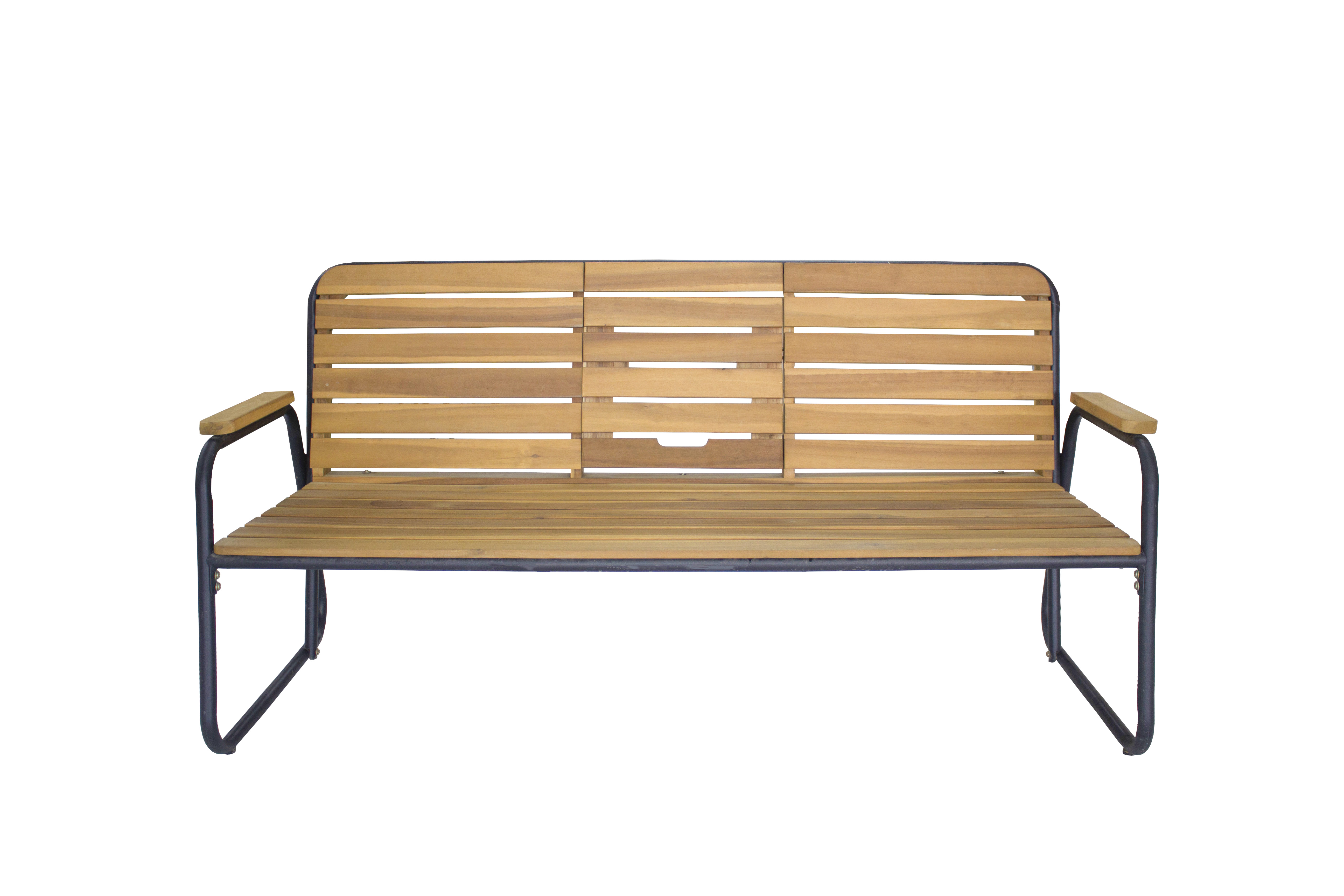 GARDEN BENCH with e-coat iron frame  - Image 2