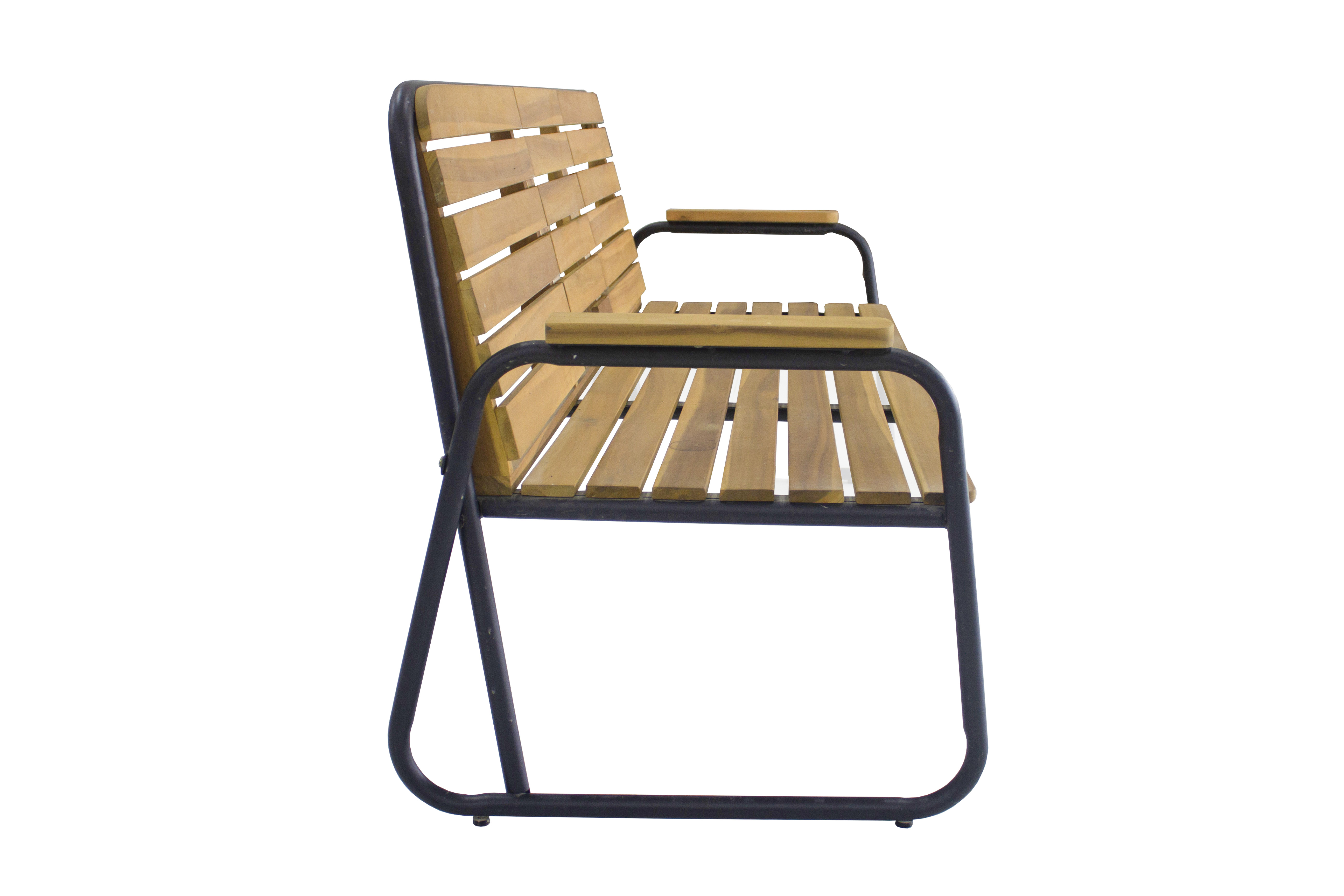 GARDEN BENCH with e-coat iron frame  - Image 3