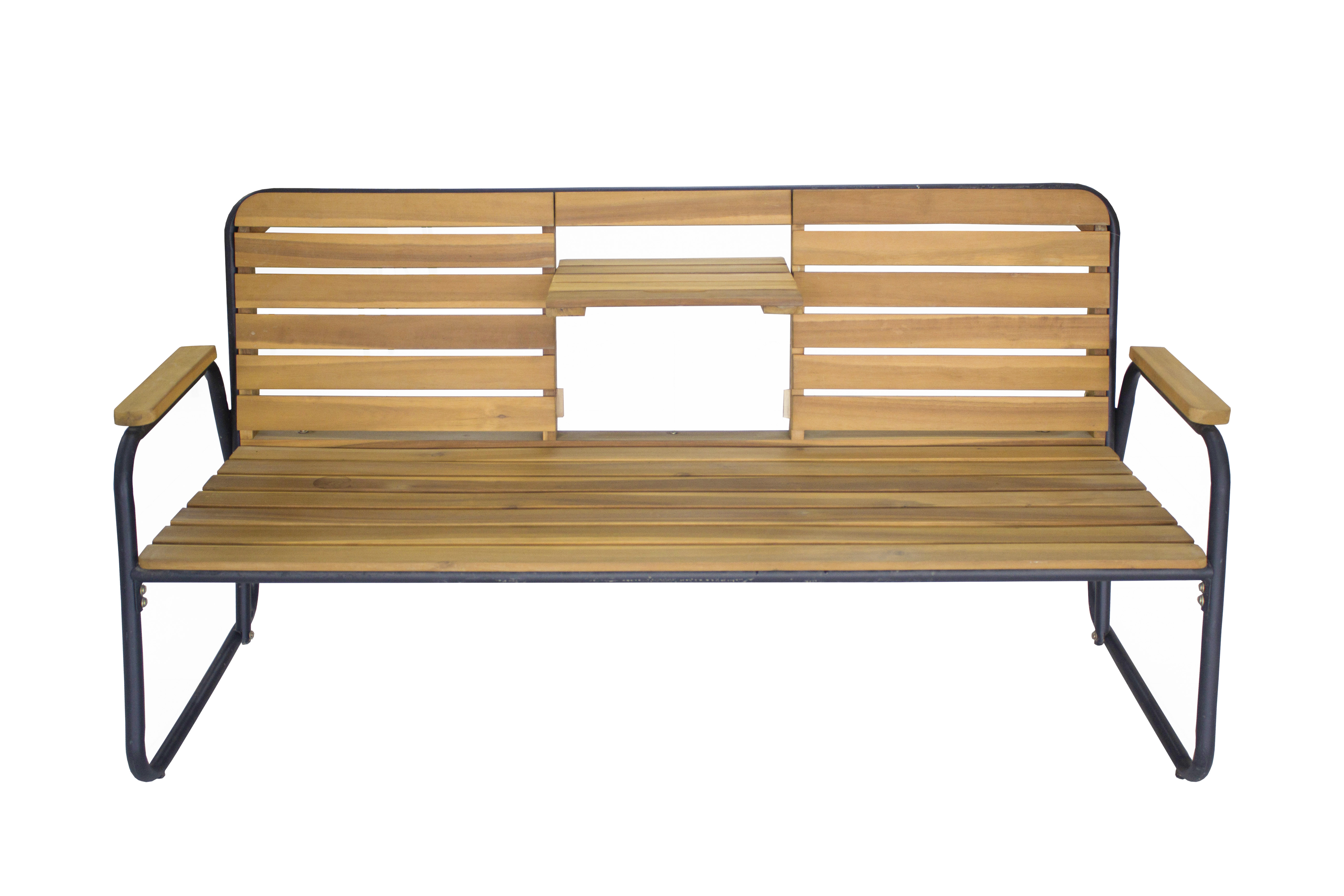 GARDEN BENCH with e-coat iron frame  - Image 5