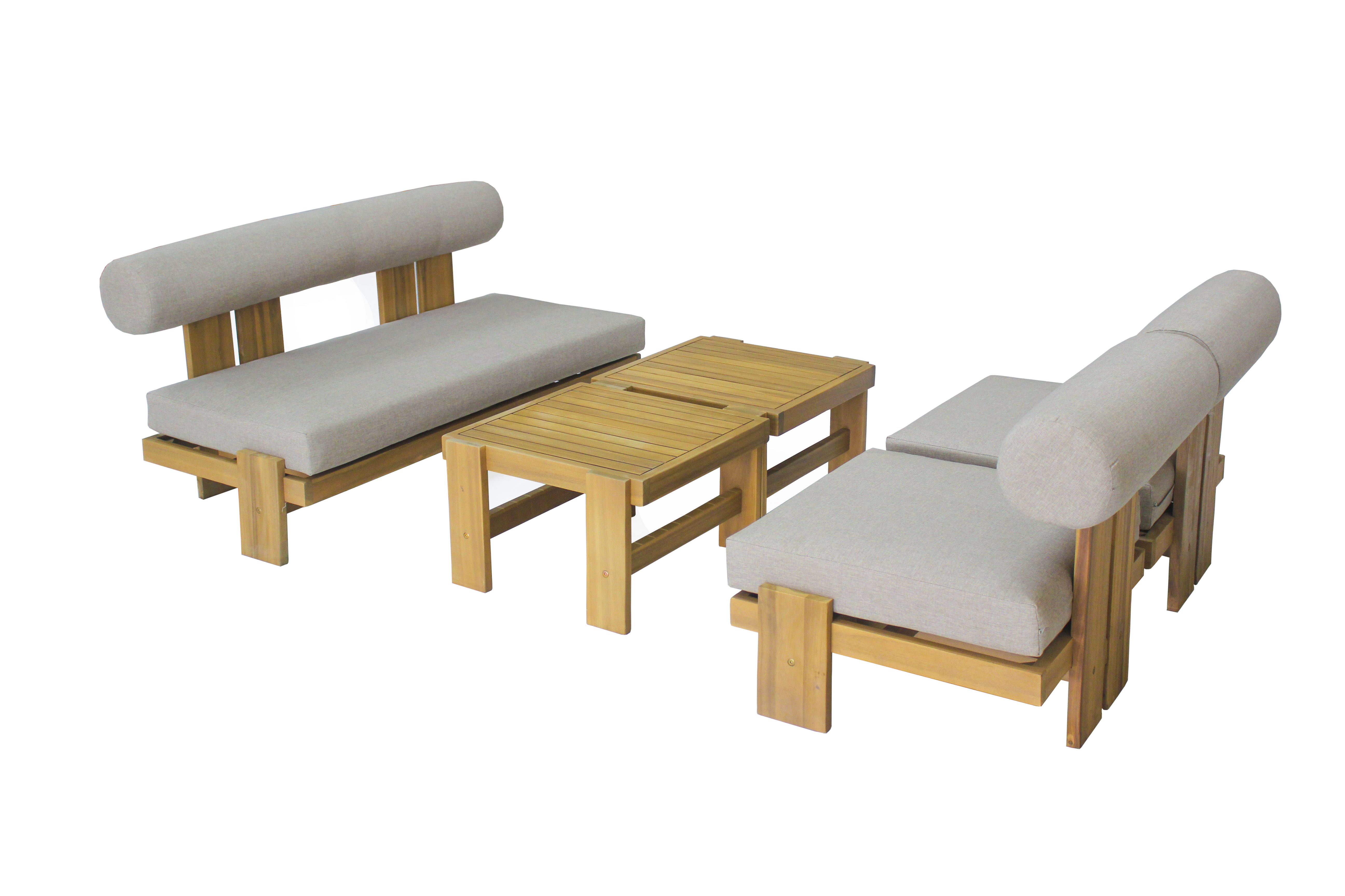 ROUND PILLOW BACK SOFA SET 