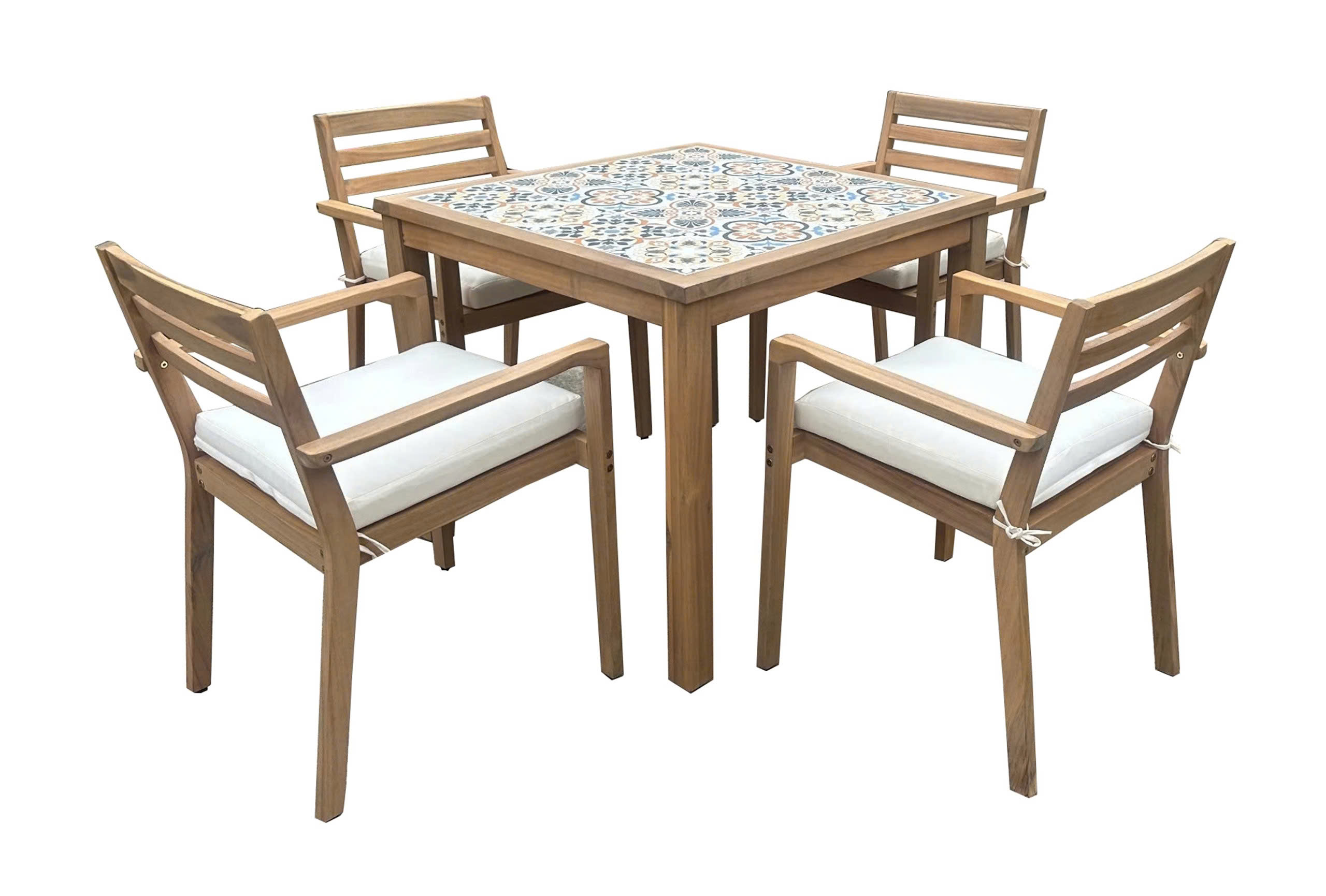 4PCS CERAMIC DINING SET 
