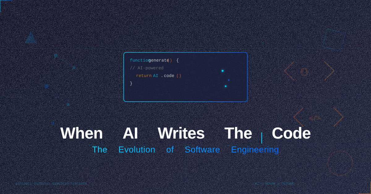 When AI Writes Almost All Code, What Happens to Software Engineering?