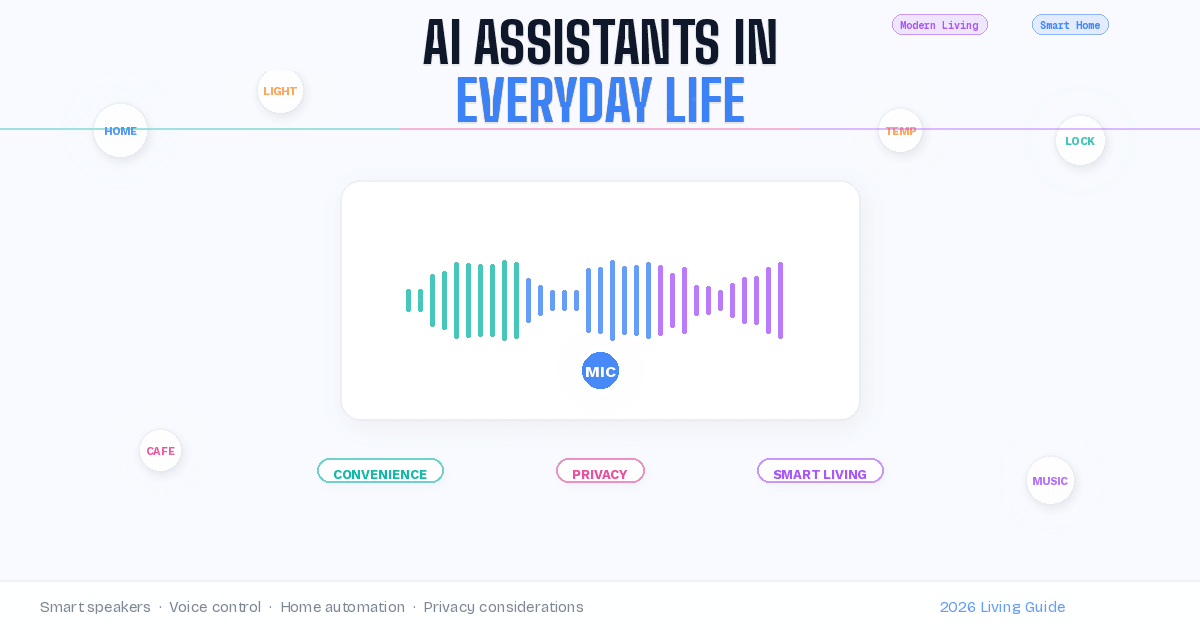 AI Assistants in Everyday Life: Convenience, Privacy, and the New Reality of Smart Living