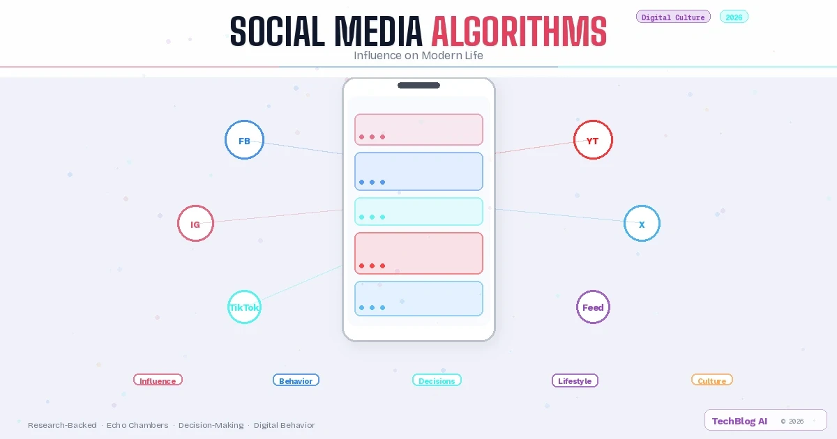 How Social Media Algorithms Influence Modern Lifestyles and Decision