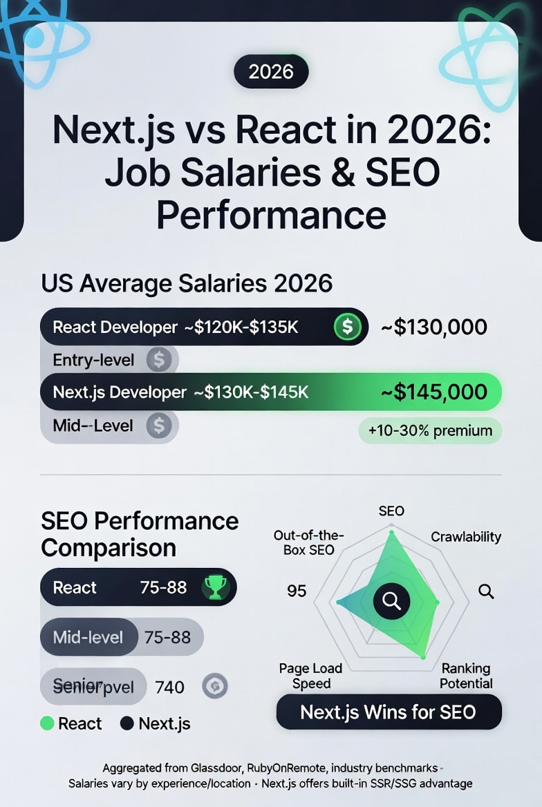 Next.js vs React 2026: Which One Should You Learn for High-Paying Jobs?