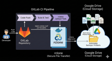 Automating File Uploads to Google Drive with GitLab CI and rclone