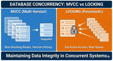Database Transactions and Concurrency Control: MVCC vs Locking