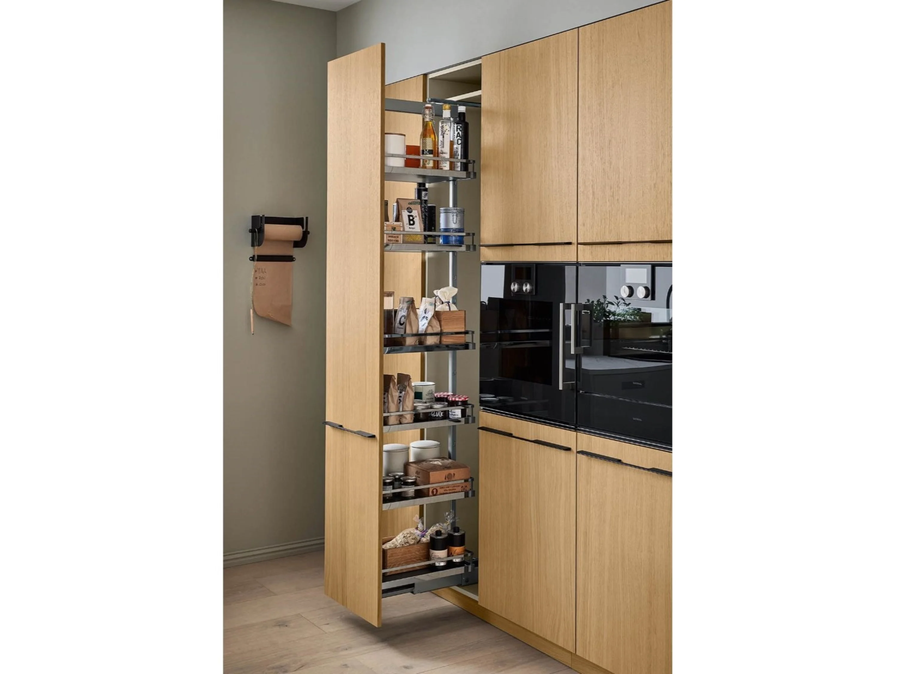 Herausziehen Küchenschrank