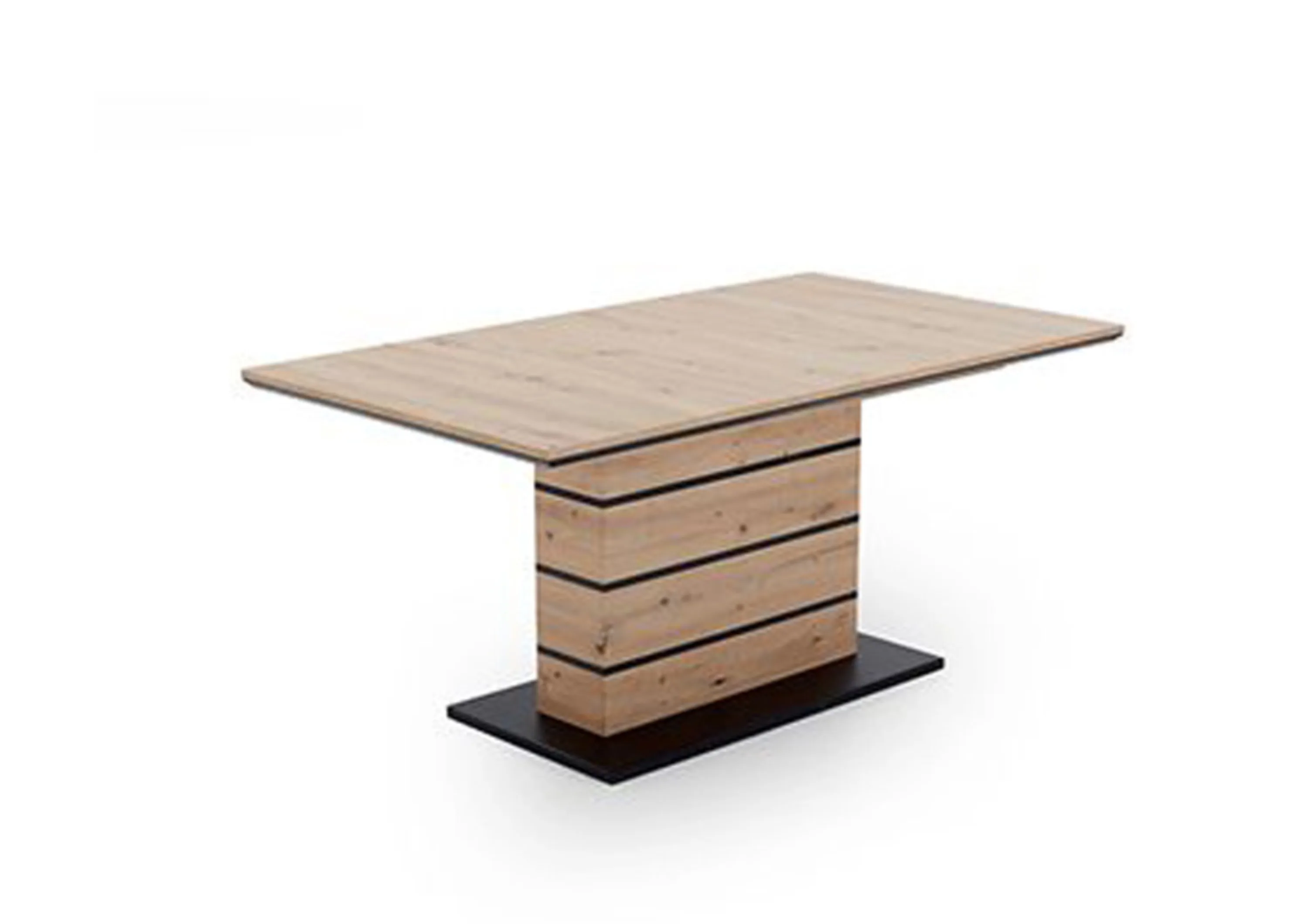 Ausziehtisch mit innenliegender Einlegeplatte