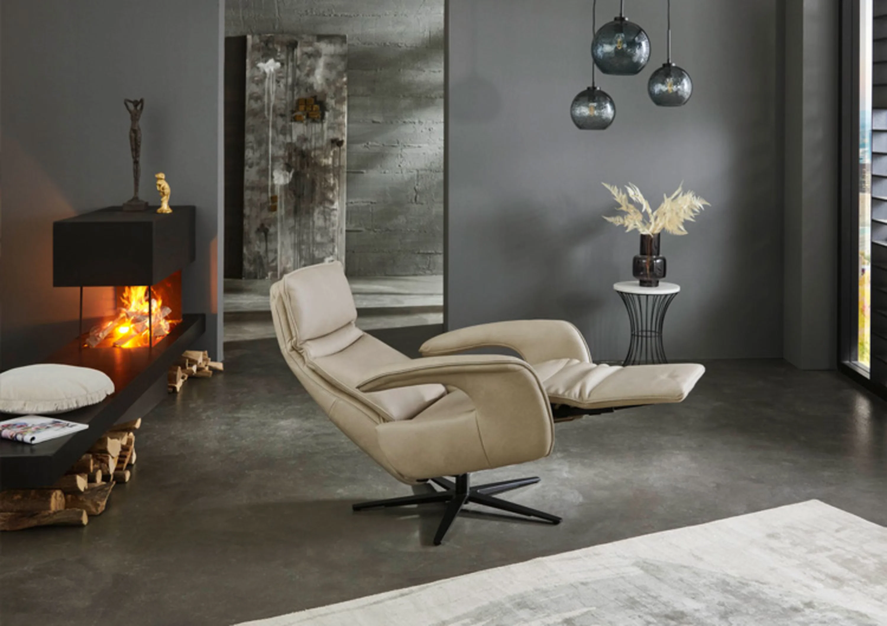 Relaxsessel in Liegeposition