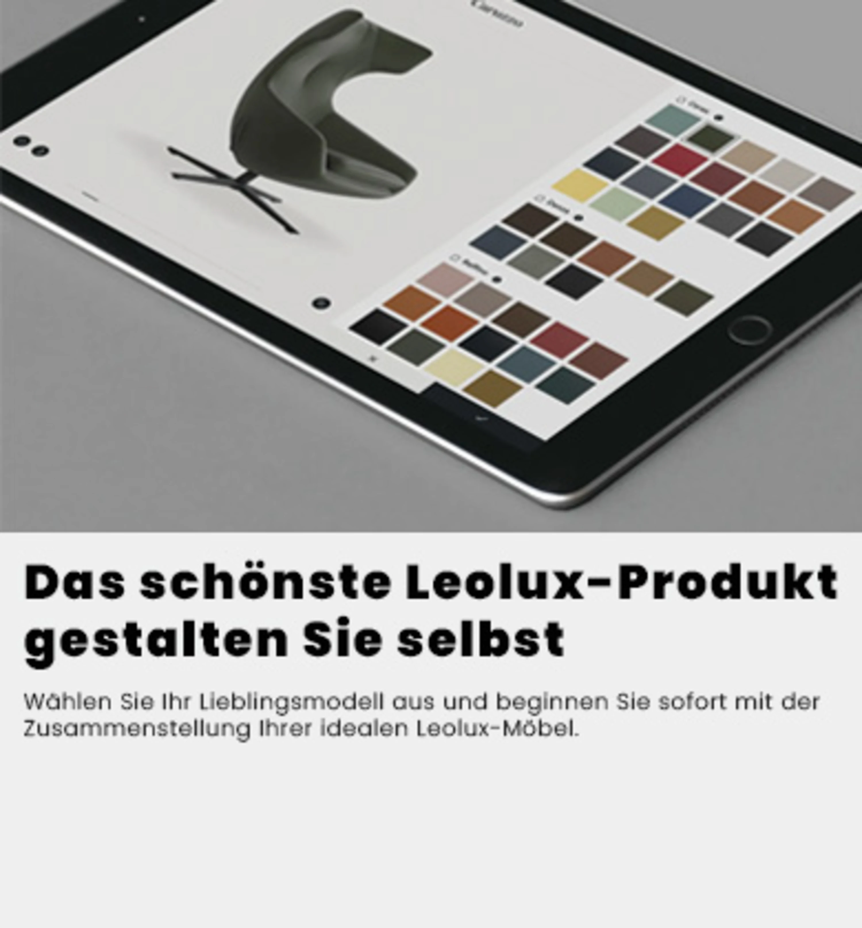 Ipad Tablet mit einem Bild eines Mannes in einem Anzug