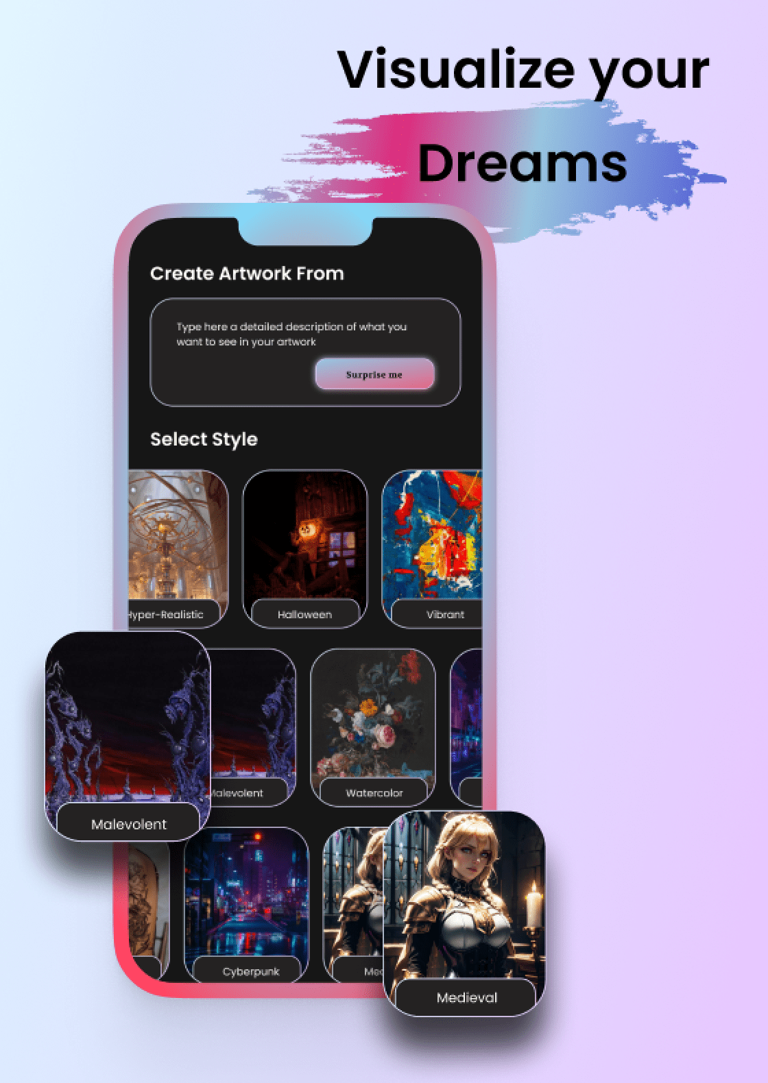 AI Image Generation Mobile App