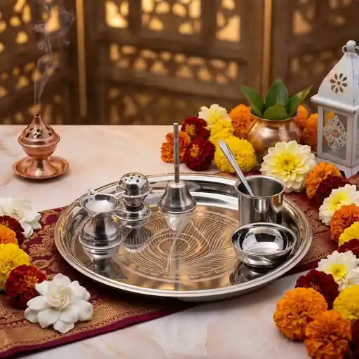 Pooja Thali - Buy Online at PoojaPoint