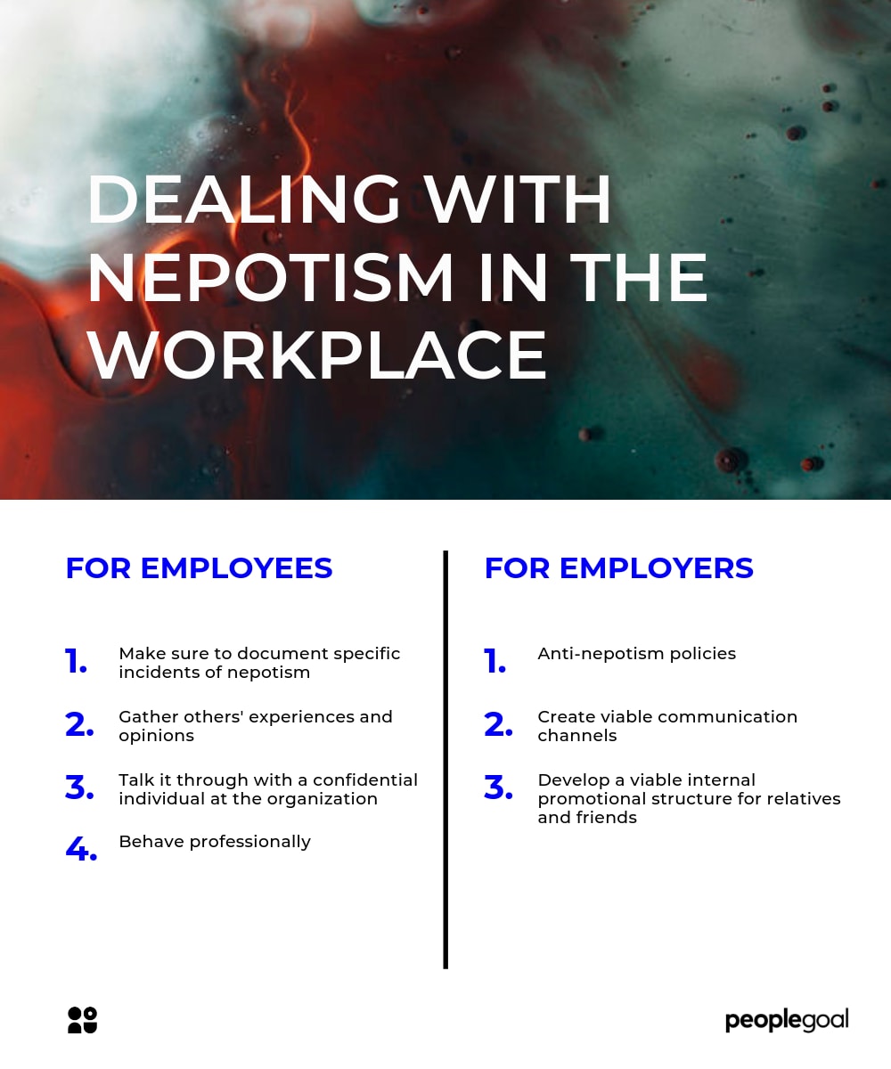 How To Deal With Nepotism In The Workplace Peoplegoal