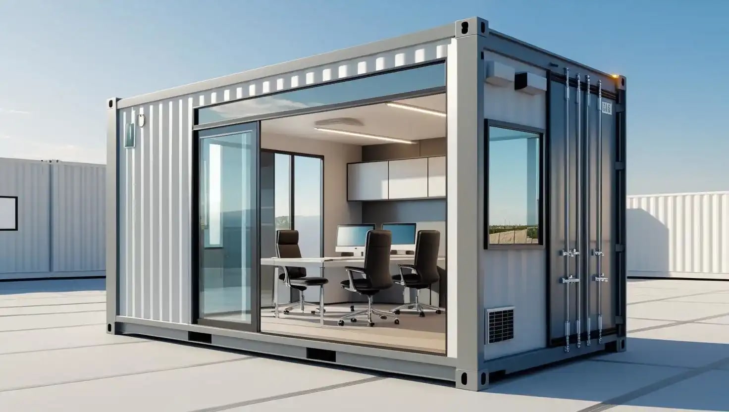 Shipping Container to Site Office