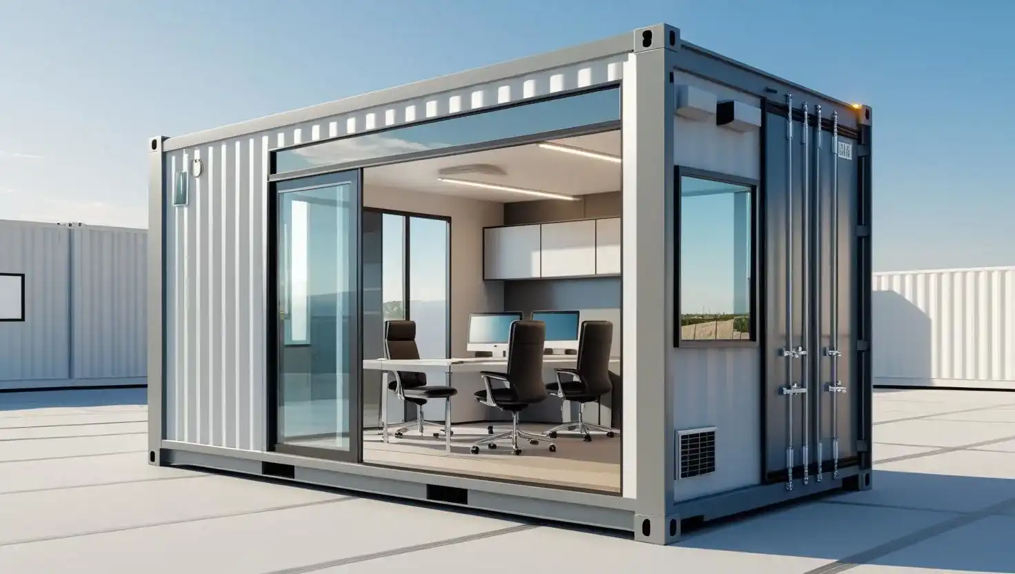 Shipping Container to Site Office