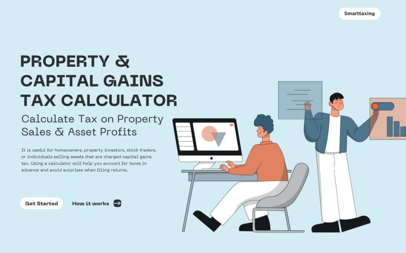 Property & Capital Gains Tax Calculator Concept