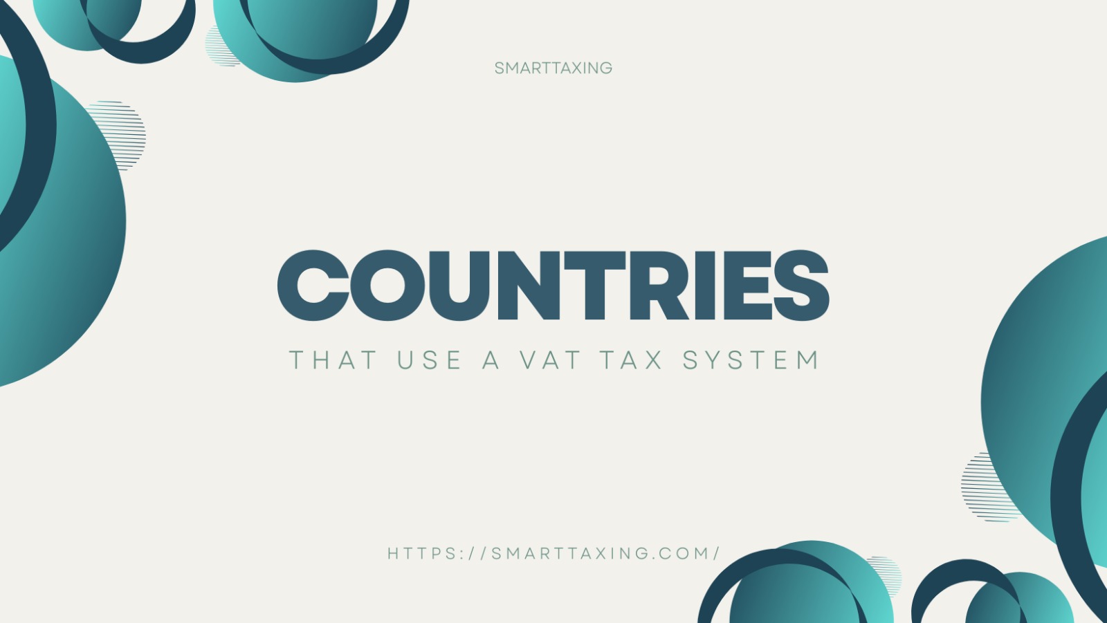 Map of Countries using VAT