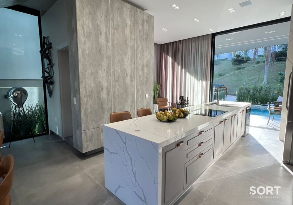 Cozinha Casa Decorada no Condomínio Villa Rica