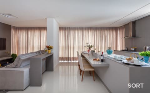Bancada Apartamento no Edifício Boulevard Brasil