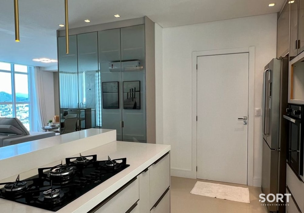 Cozinha Apartamento Amplo no Edifício Don Victorio