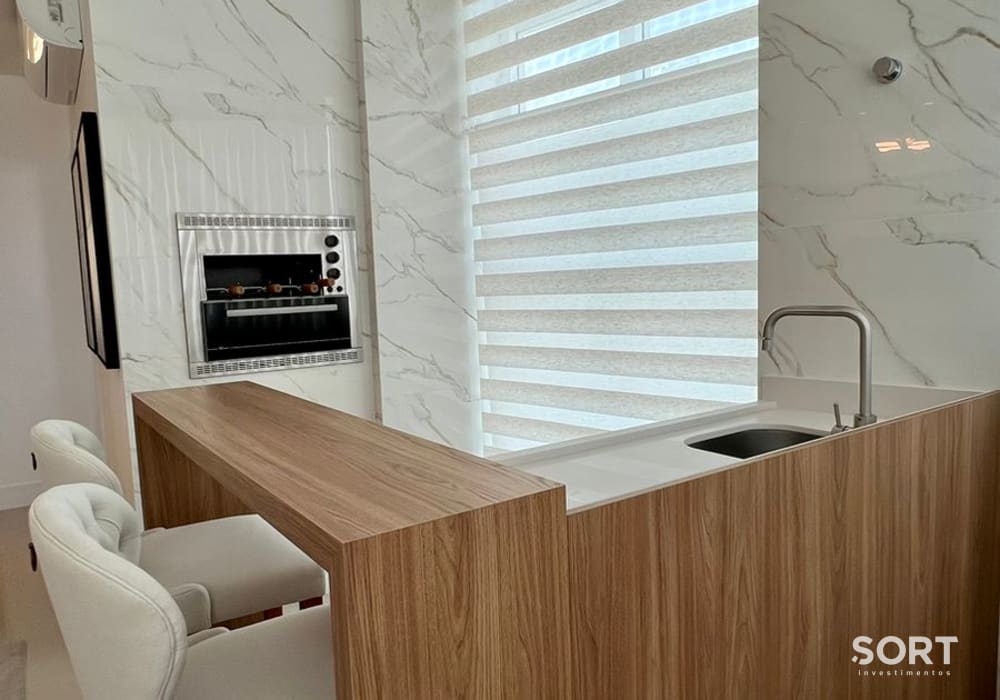 Churrasqueira Apartamento Amplo no Edifício Don Victorio