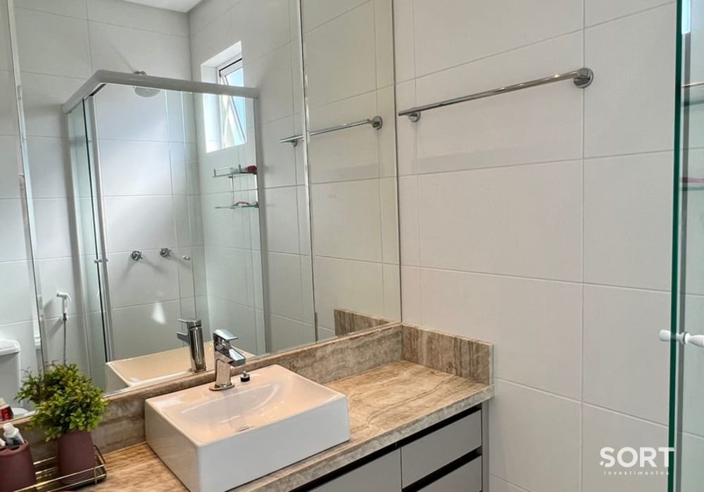 Banheiro Apartamento Amplo no Edifício Don Victorio