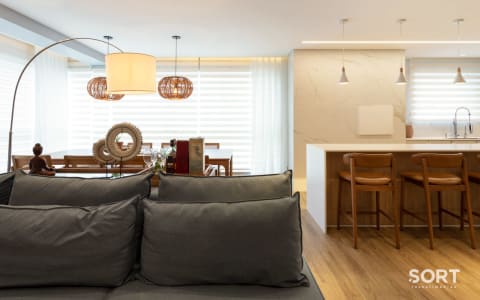 Living Apartamento no Edifício Ilha Sul