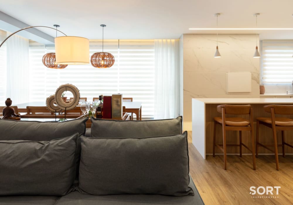 Living Apartamento no Edifício Ilha Sul