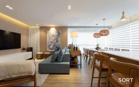 Living Apartamento no Edifício Ilha Sul