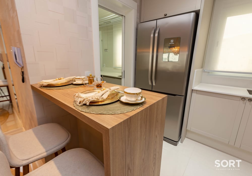 Bancada Apartamento Vista Mar no Edifício Infinity Coast