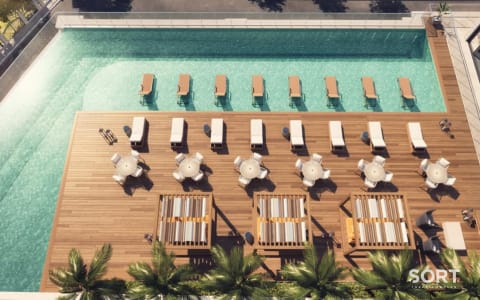 Visão Aerea Piscina Ilhas Marianas Balneário Camboriú Embraed