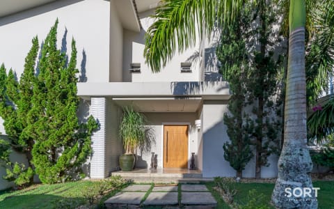 Entrada Casa Alto Padrão no Condomínio Residencial Ariribá