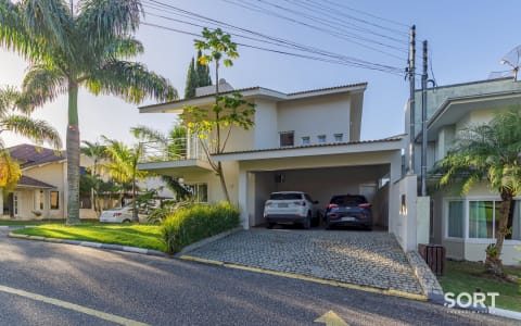 Garagem Casa Alto Padrão no Condomínio Residencial Ariribá