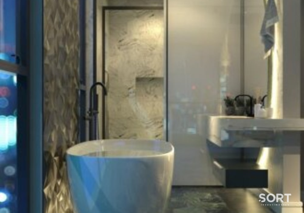 Banheiro suíte Apartamento no Edifício Brava Vel Residence