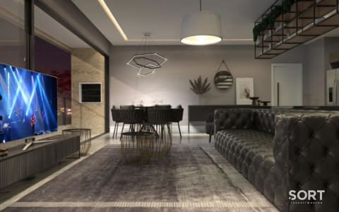 Sala de estar Apartamento no Edifício Brava Vel Residence Sala de estar Apartamento no Edifício Brava Vel Residence