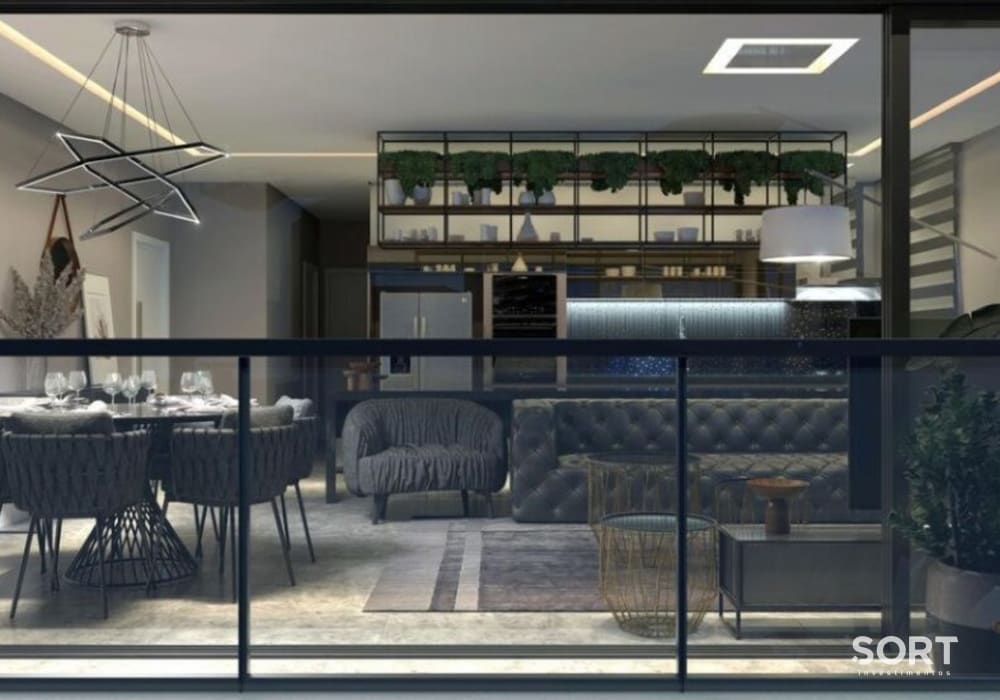 Living Apartamento no Edifício Brava Vel Residence